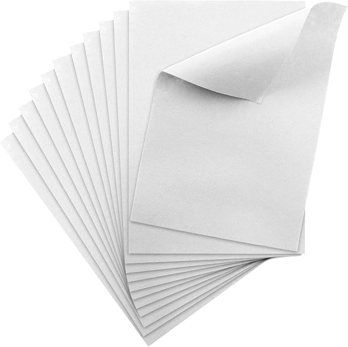 12 Pcs Felt Sheets, 7x11 Inch Stiff Felt