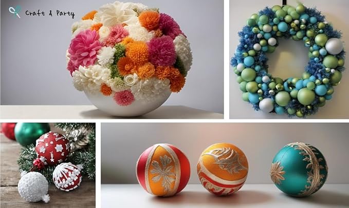 Evershine 12 Pack 4 Inch Craft Foam Ball