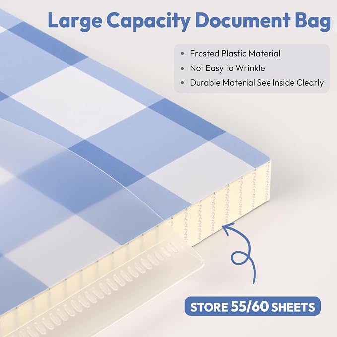 42 Pack 6x6 Scrapbook Paper Storage Organizer w/60 Label Stickers, Photos