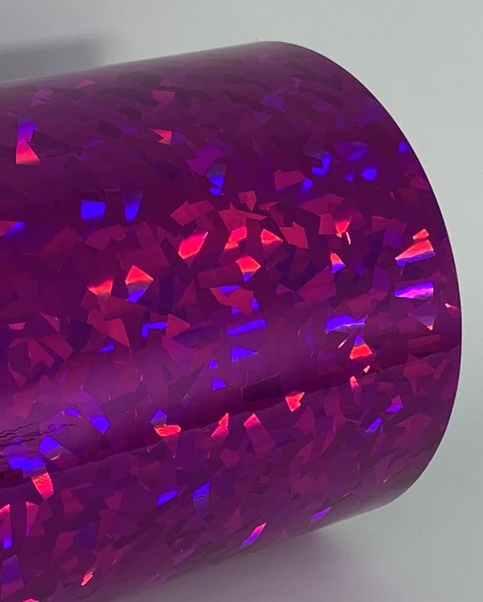 Holographic Crystal Sign Vinyl, HOLOCRYSTAL self-Adhesive Plastic
