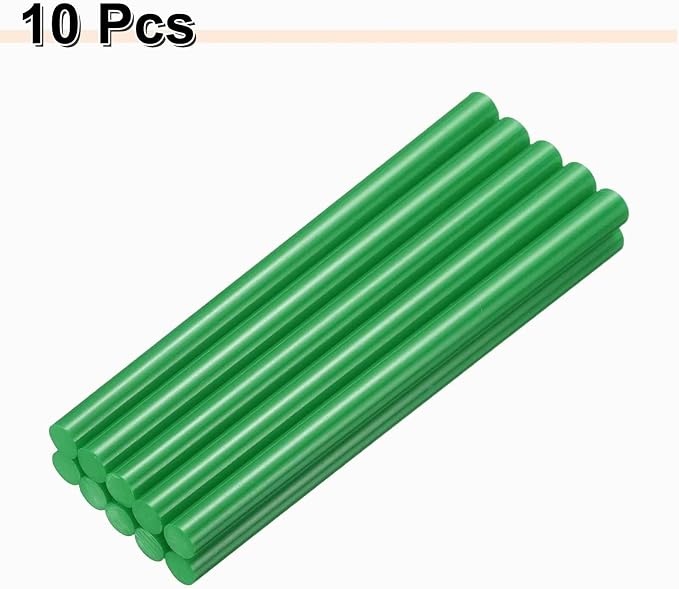 HARFINGTON 10pcs Hot Glue Sticks 0.43" Dia x 7.87" Long EVA Mini Hot Melt