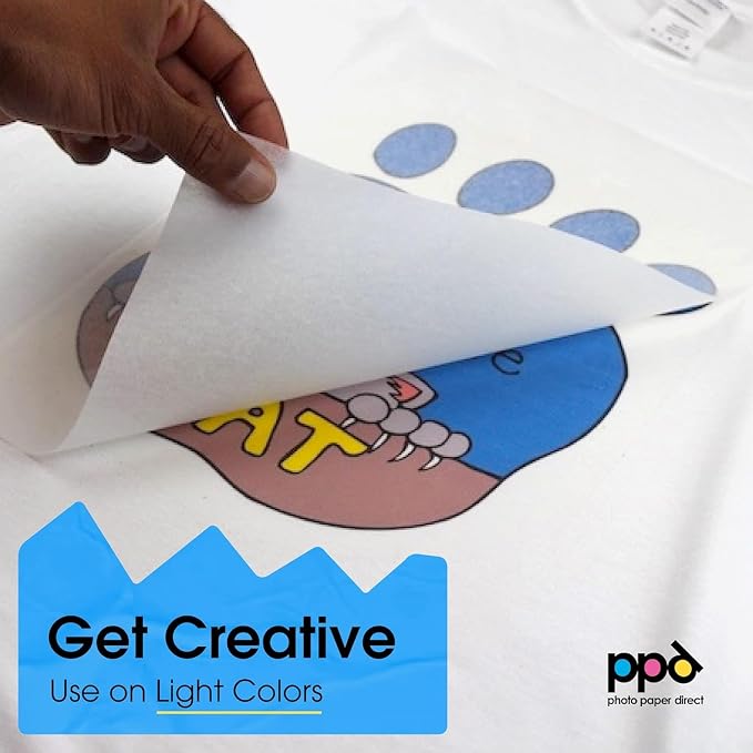 PPD 10 Sheets 11x17" Iron-on Heat Transfer Paper Dark Fabrics Inkjet | Vibrant