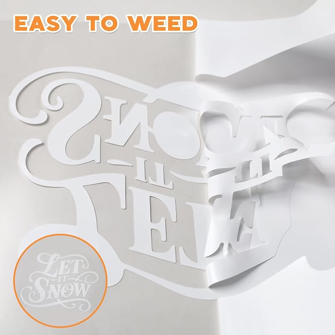 HTVVETUR Iron on Vinyl 12Inch by 60ft Heat Transfer Vinyl