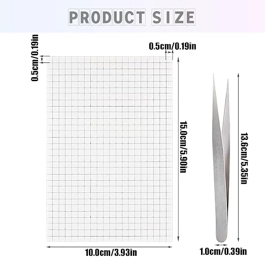6000 Double-Sided Adhesive Pads, 10 Sheets Foam Dots Adhesive Foam Square Mount