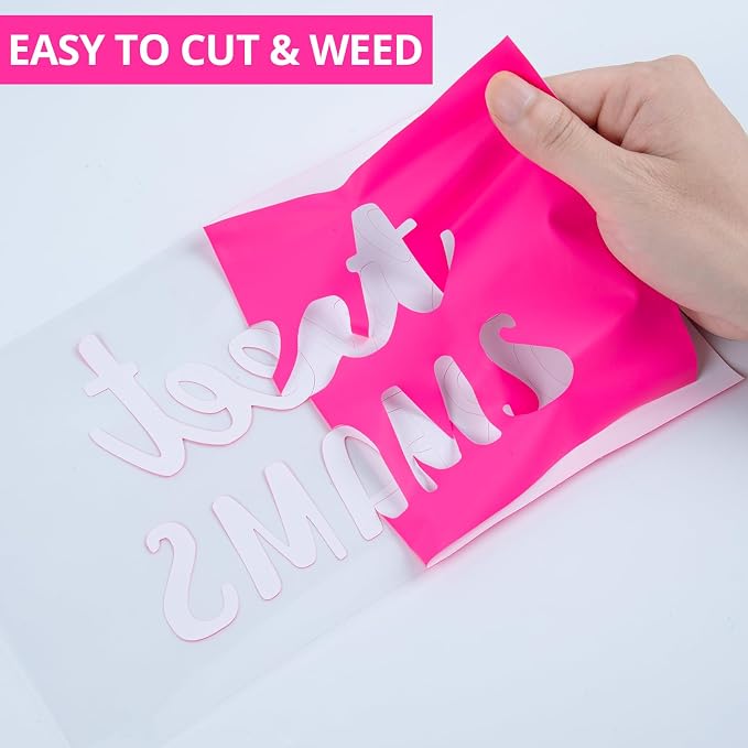 HTVRONT Puff Vinyl Heat Transfer, Puff Iron on Vinyl