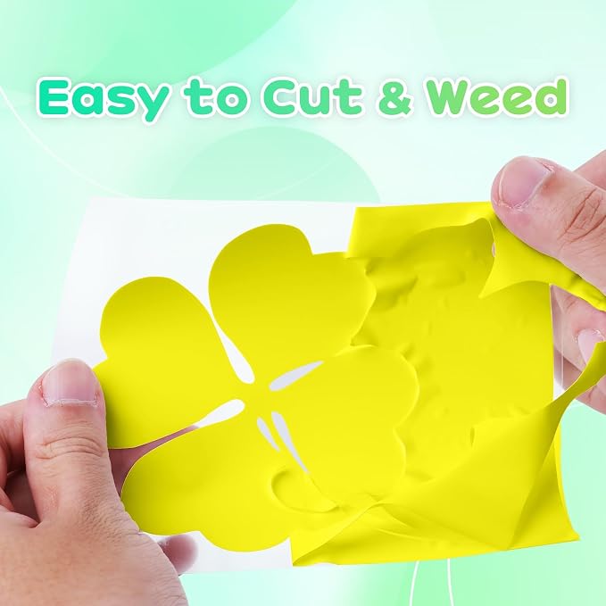 Aoder Yellow Puff Vinyl Heat Transfer: 12" x6ft Yellow HTV 3D Puff Heat