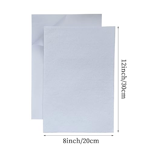 Jtnohx Self Adhesive Felt Sheets, 12 Pieces Felt Fabric