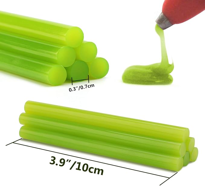 Gartful 120PCS Colored Mini Hot Glue Sticks