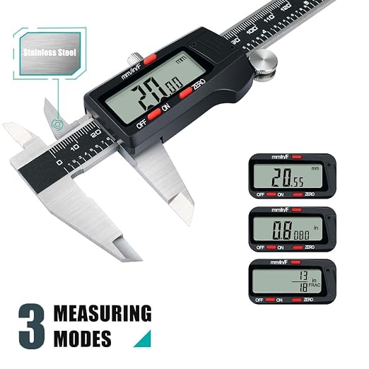 Kynup Digital Vernier Caliper, Caliper Measuring Tool, Outside Micrometer Dial