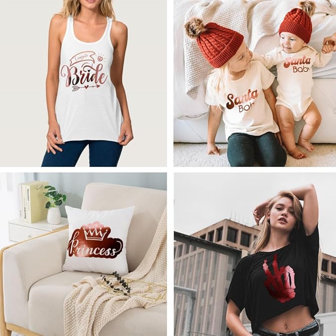 Maroon HTV Wine Foil Heat Transfer Vinyl