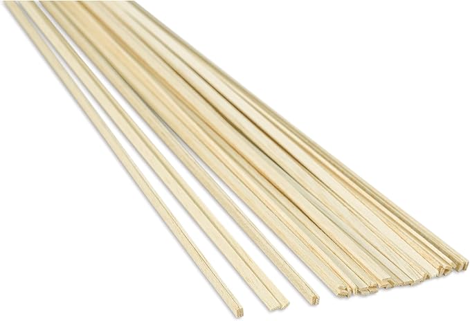 Balsa Wood 1/16 X 3/16 X 36in Quantity is Listed in Parenthesis in Title
