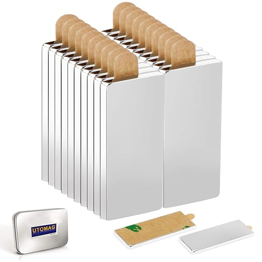 UTOMAG 20 Pcs Rectangular Neodymium Magnets