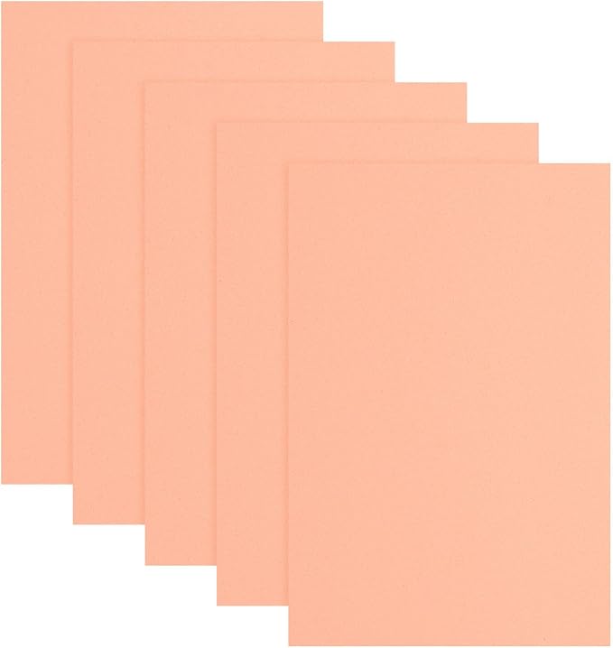 uxcell 5 Pcs Beige EVA A4 Foam Sheets Crafts, 12 x 8 Inch Foam Paper