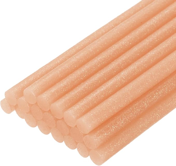 uxcell 20pcs Hot Glue Sticks for Glue Gun 7mm/0.27-inch x 8-inch Mini Hot Melt