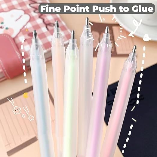 Craft Quick Dry Glue Pen 12PCS Set, Paper Crafting Glue Pen