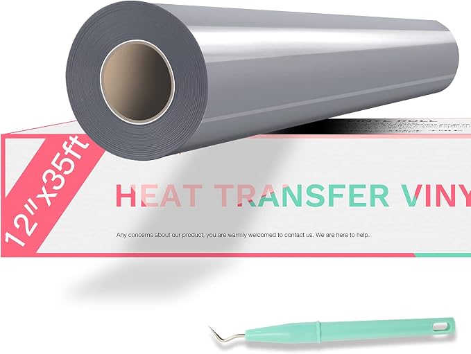 HTVRONT HTV Vinyl Rolls Heat Transfer Vinyl