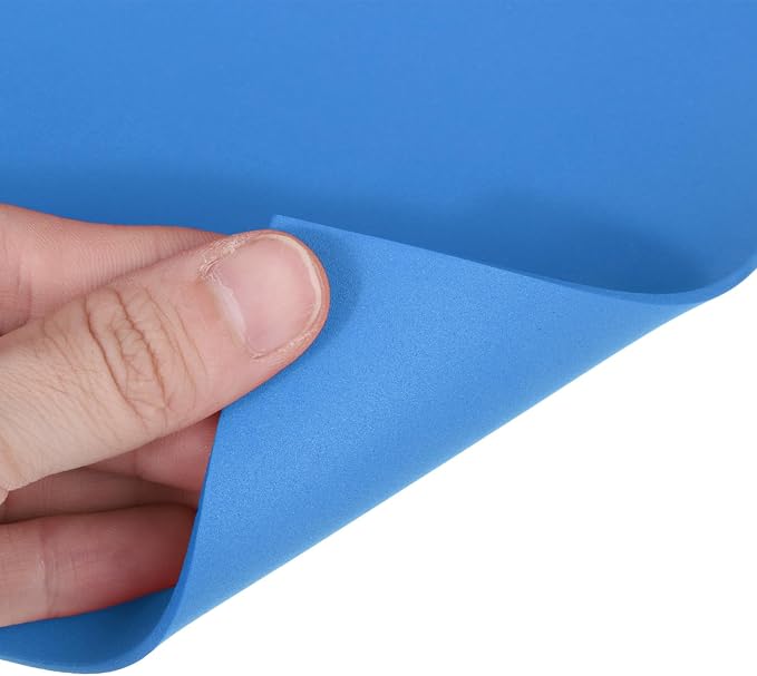 MECCANIXITY EVA Foam Sheets Lake Blue 35.4 Inch x 19.7 Inch 2mm Thick Crafts