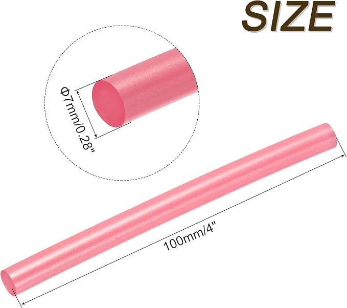 uxcell 30pcs 7mm x 100mm Mini Hot Glue Sticks