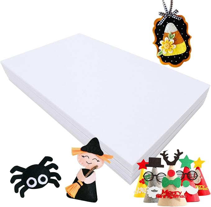 Jtnohx Stiff Felt Sheets, Craft Felt Square