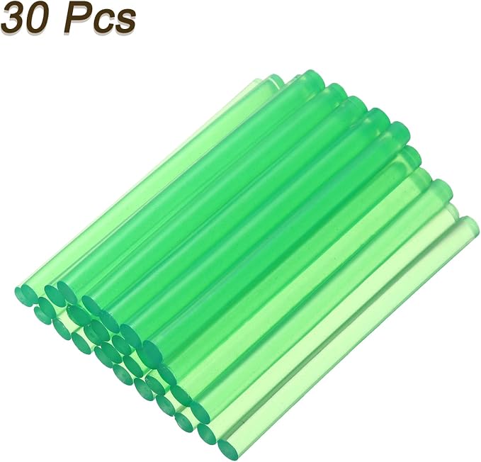 uxcell 30pcs 7mm x 100mm Mini Hot Glue Sticks