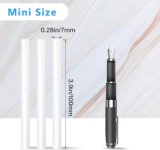 Manarty White Hot Glue Sticks, Adhesive EVA Glue Sticks