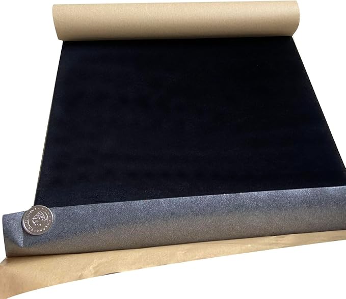 Adhesive Black Velvet Felt Fabric Liner
