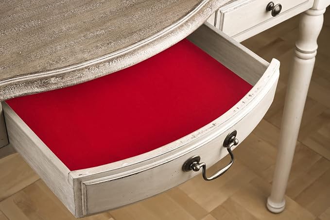 Red Self Adhesive Velvet Fabric Sticky Felt Sheets
