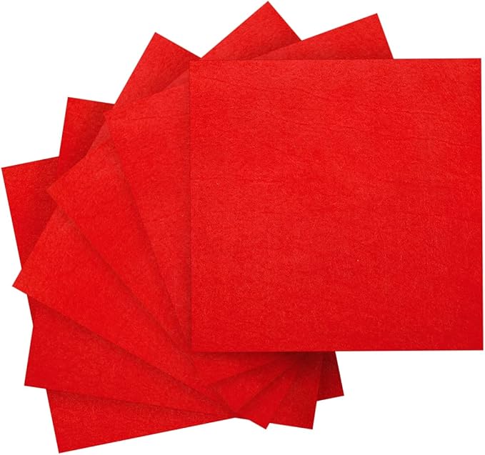 IOOLEEM Red Felt Squares