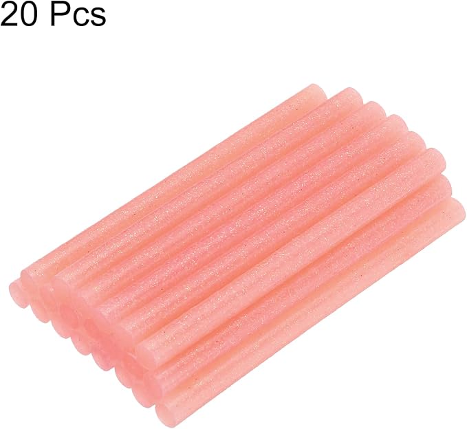 uxcell 20pcs Hot Glue Sticks for Glue Gun 7mm/0.28-inch x 4-inch Mini Hot Melt