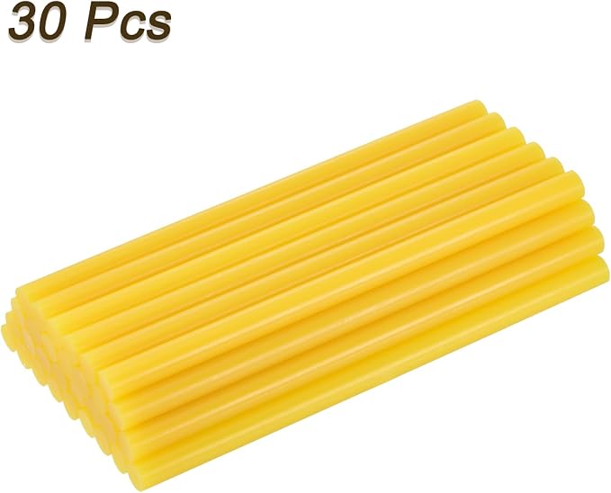 uxcell 30pcs Full Size Hot Glue Gun Sticks 8-inch x 0.43-inch High Sticky Large