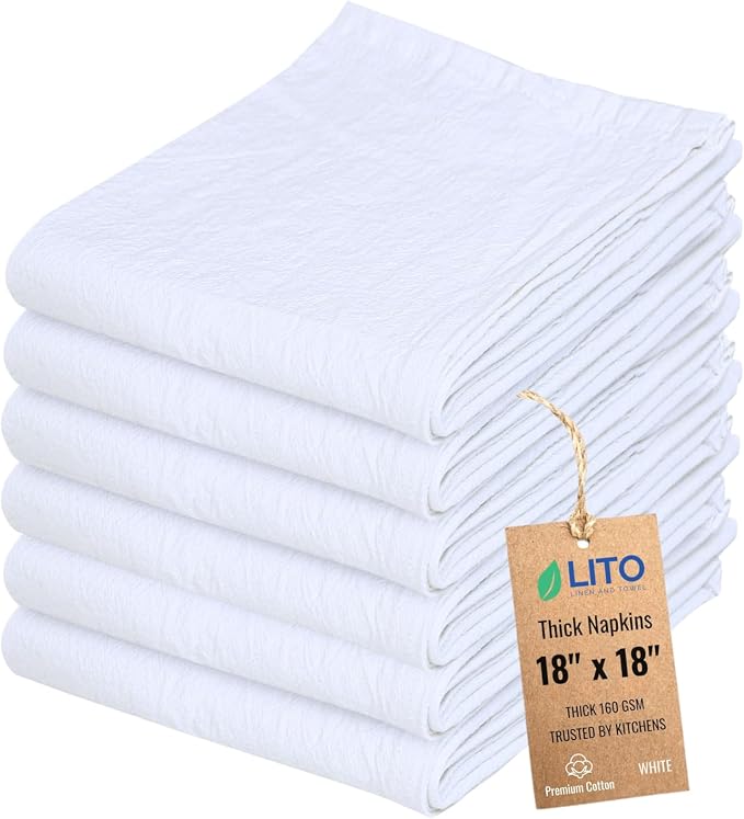 Thick Cotton Napkins – Flour Sack Napkin