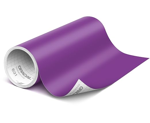 ORACAL 631 Matte Violet Vinyl Durable Roll Easy to Weed Permanent Adhesive