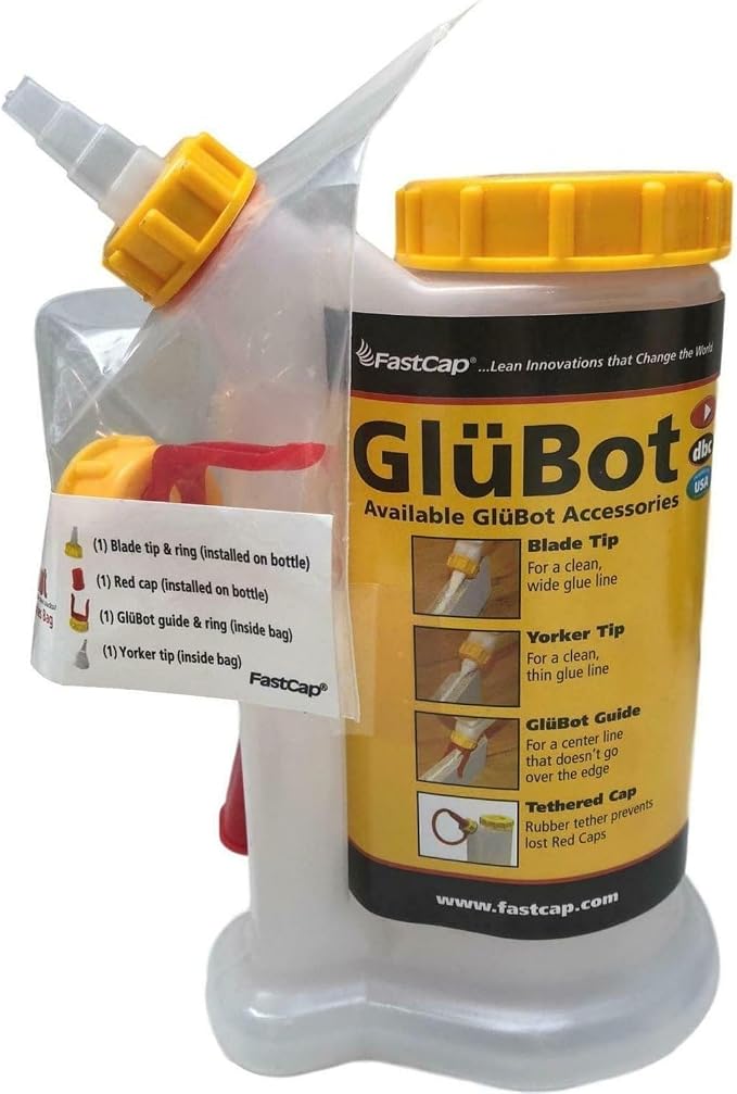 Fastcap Glue Dispenser, 16 oz, Plastic GB.GLUBOT.YB