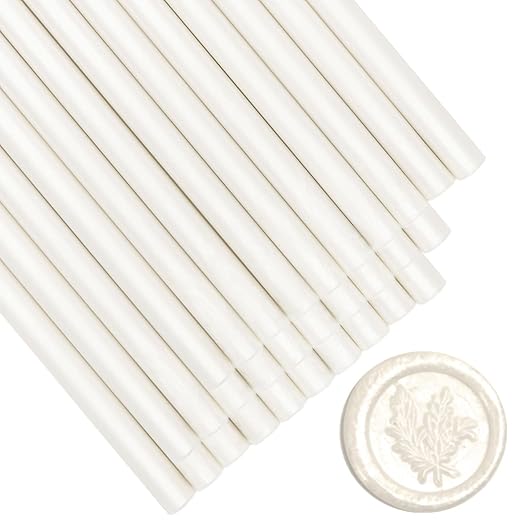 Wax Seal Sticks Pearl White, Mini Wax Seal Sticks Pearl White Wax Sticks Suit