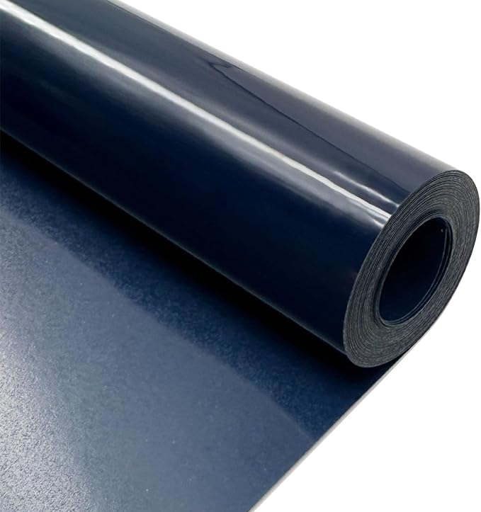 Dark Blue Heat Transfer Vinyl HTV Roll Matte PU 12" x 15 ft. | Easy to Cut