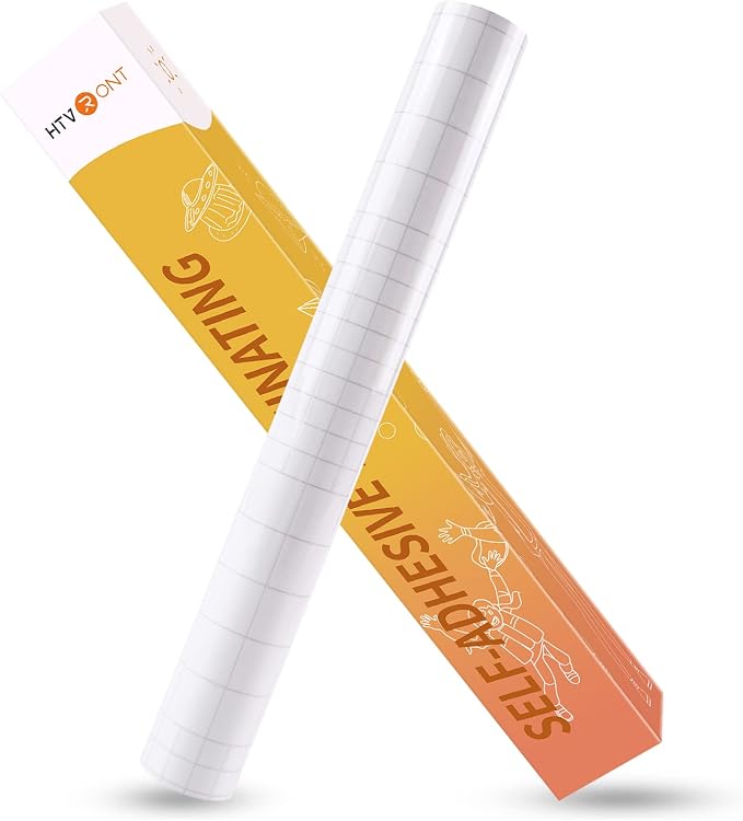 HTVRONT Clear Self-Adhesive Laminating Vinyl Roll 12x15 FT | Back to School