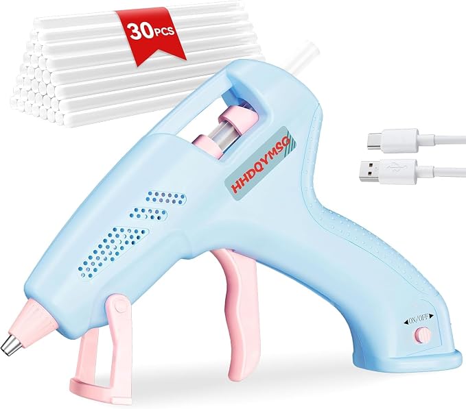 Cordless Hot Glue Gun, 20W Hot Glue Gun