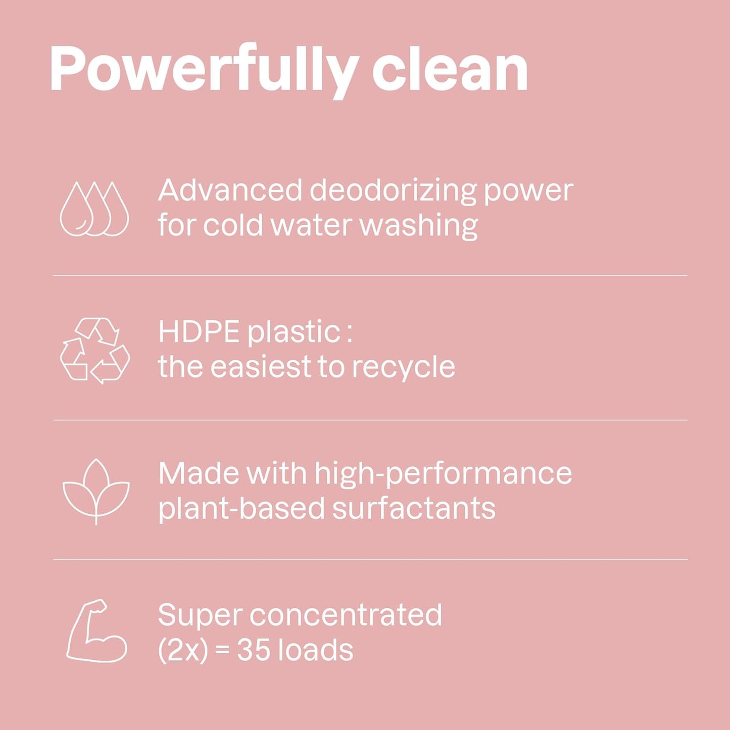 ATTITUDE Baby Laundry Detergent, EWG Verified, Plant and Mineral-Based Formula, HE Compatible, Vegan Household Products, Pear Nectar, 35 Loads, 35.5 Fl Oz