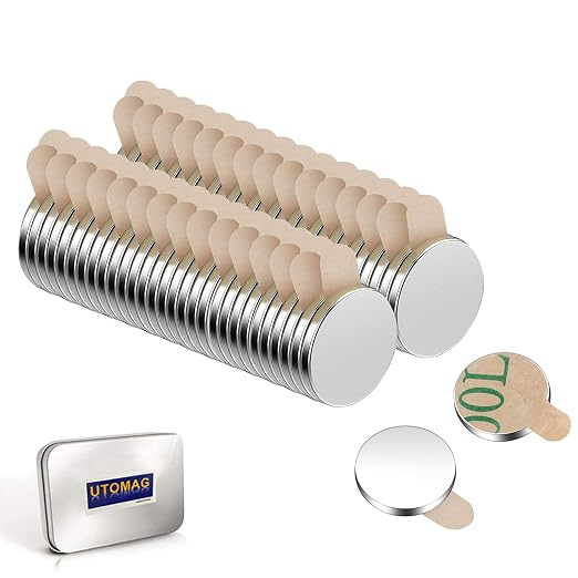 UTOMAG 60 Pcs Mini Round Neodymium Magnets