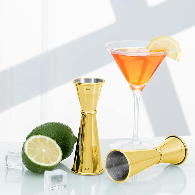 Jigger for Bartending, Briout Double Cocktail Jigger Japanese Premium 304 Food