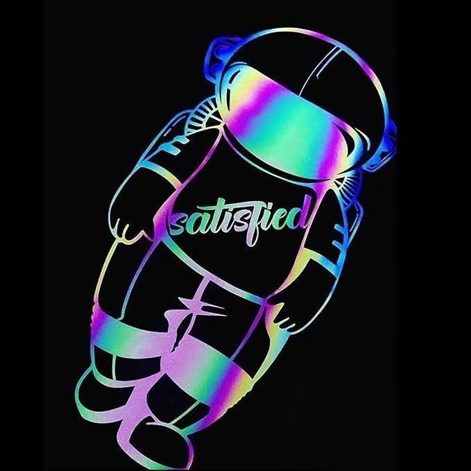 HTV Rainbow Reflective Rainbow Iron on Vinyl Heat Transfer Vinyl 12 inch x 8