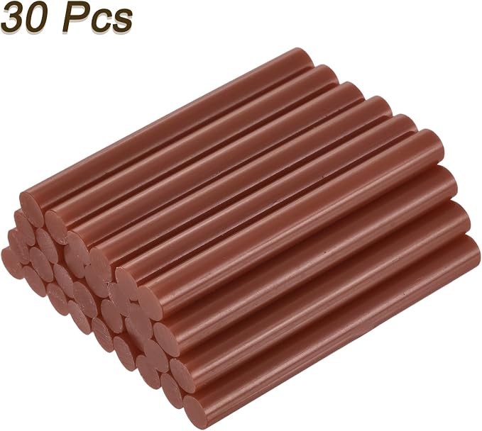 uxcell 30pcs 11mm x 100mm Mini Hot Glue Gun Sticks 4-inch x 0.43-inch High