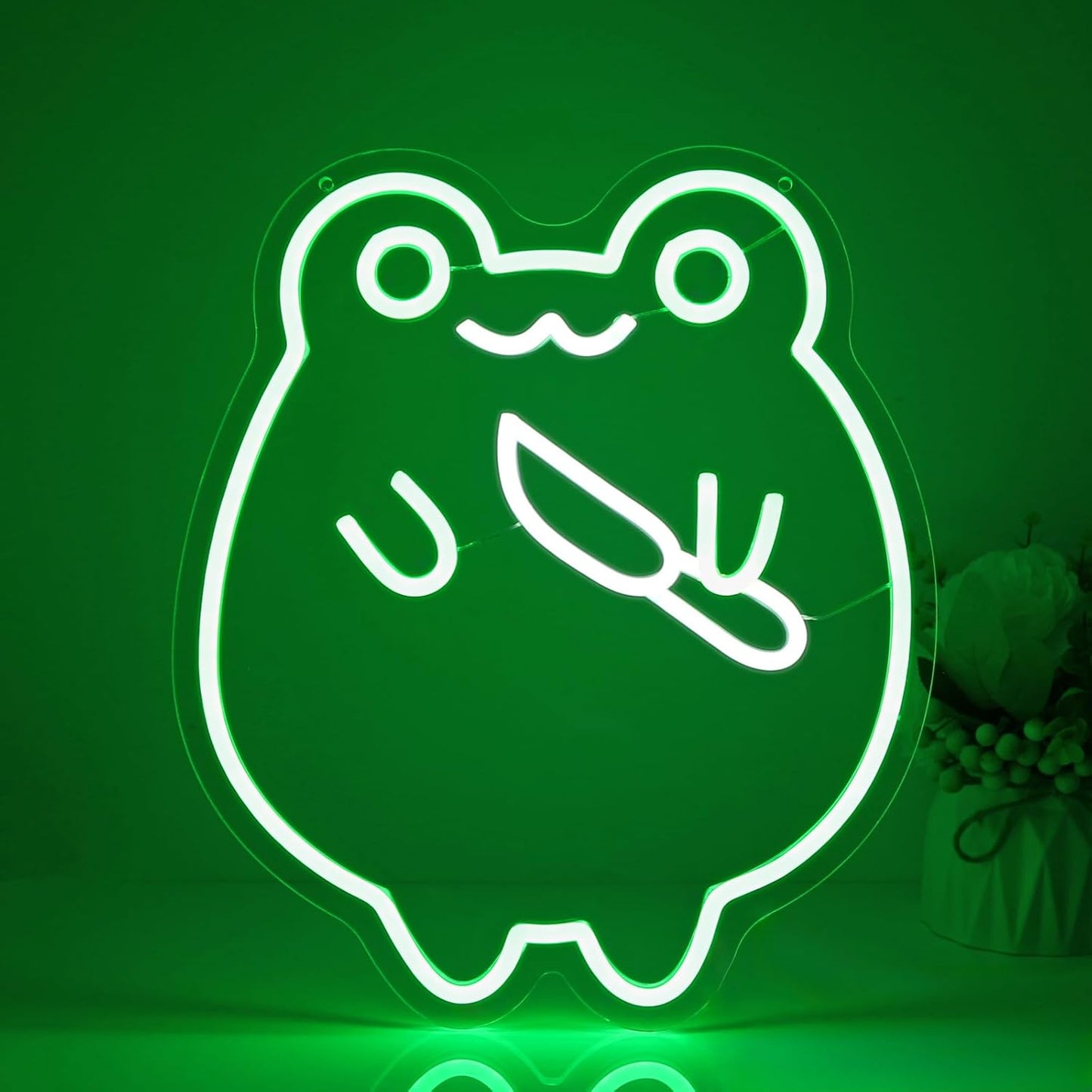 Frog Neon Sign Led Neon Lights Neon Signs for Wall Decor Light Up Sign for Birthday Party Club Gift