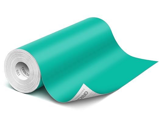ORACAL 651 Matte Turquoise Vinyl Durable Roll Easy to Weed Permanent Adhesive