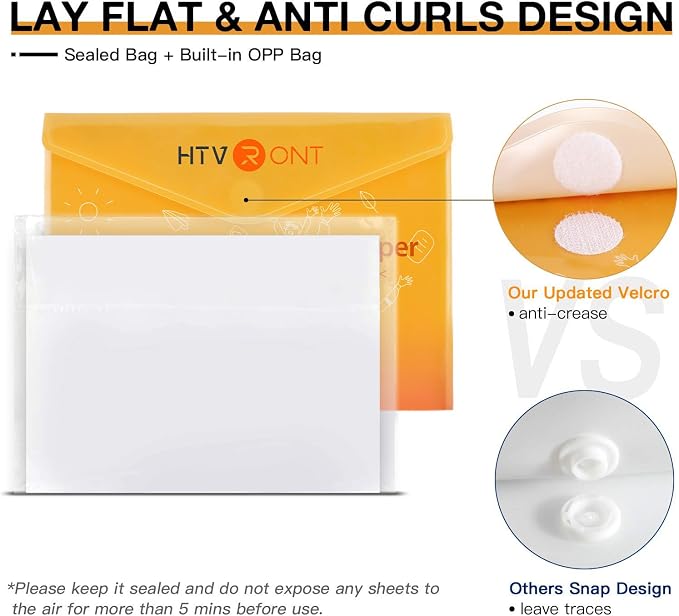 HTVRONT Printable Vinyl for Inkjet Printer & Laser Printer