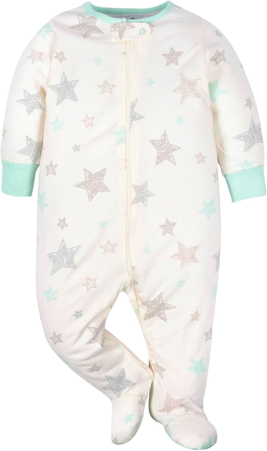 Gerber Baby Girls 4 Pack Sleep 'N Play Footie