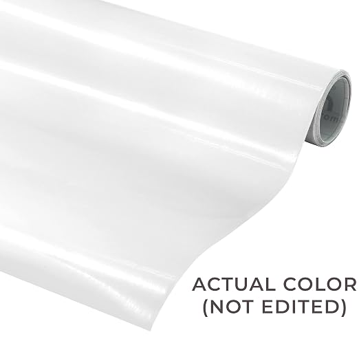 VViViD White Gloss DECO65 Permanent Adhesive Craft Vinyl