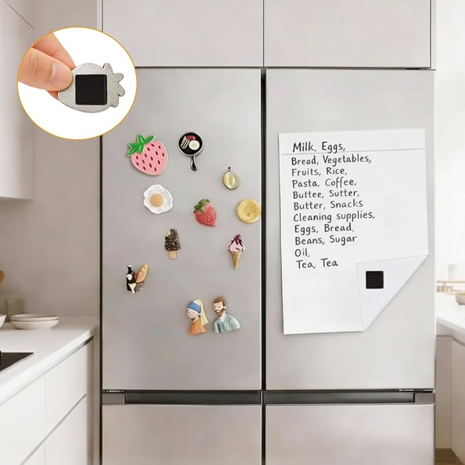 Small Magnet Sheets with Adhesive Backing, Make Sticker