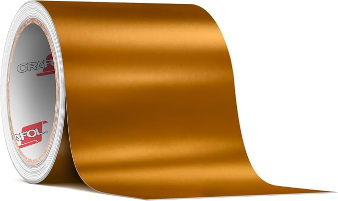 ORACAL 651 Gloss Metallic Copper Permanent Vinyl Tape Roll – Premium Adhesive