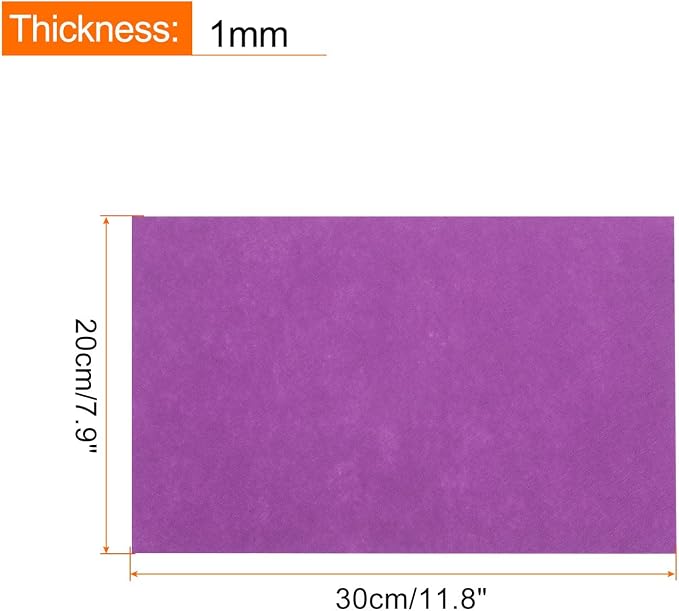 MECCANIXITY Adhesive Felt Sheets, Felt Fabric Crafts Back Adhesive Felt Sheets